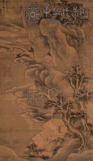 樊云 辛卯(1711年)作 溪山幽居 立轴 设色绢本