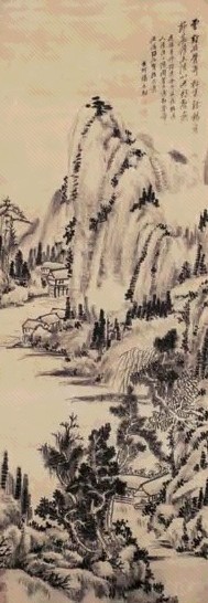 明 杨文骢 1640年作 清溪小隐