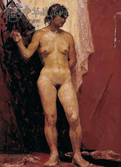 全山石 1979年作 东方女神 油彩布面