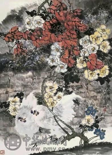 陈葆棣 1999年作 农家一隅 镜心 设色纸本