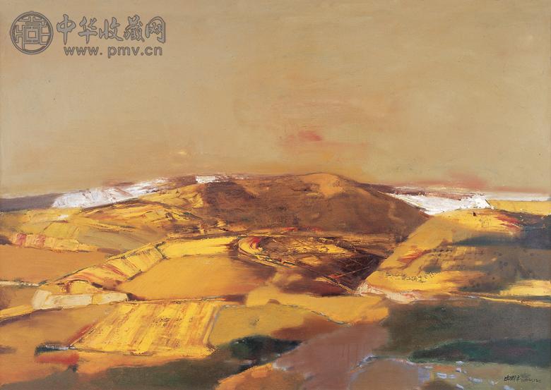 白羽平 风景─2 油彩 画布