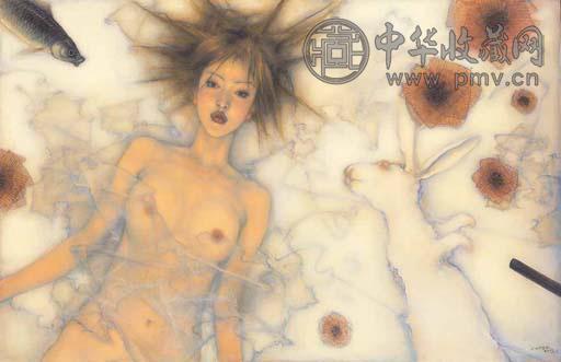 庞茂琨 2003年8月作 虚拟时光 油画 画布