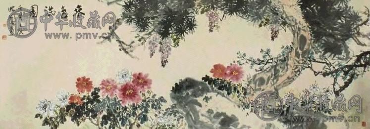 沈彬如 春色满园 镜心 设色