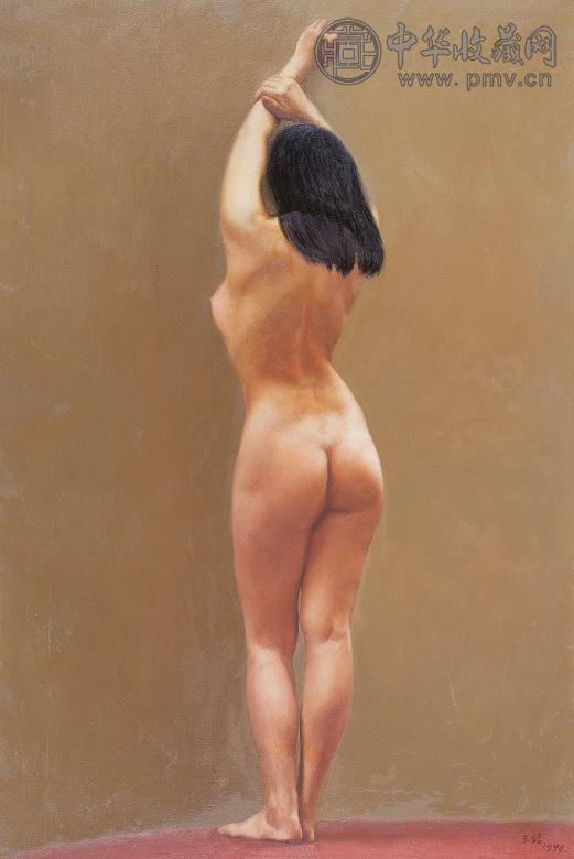 王路 1994年 女人体 布面 油画