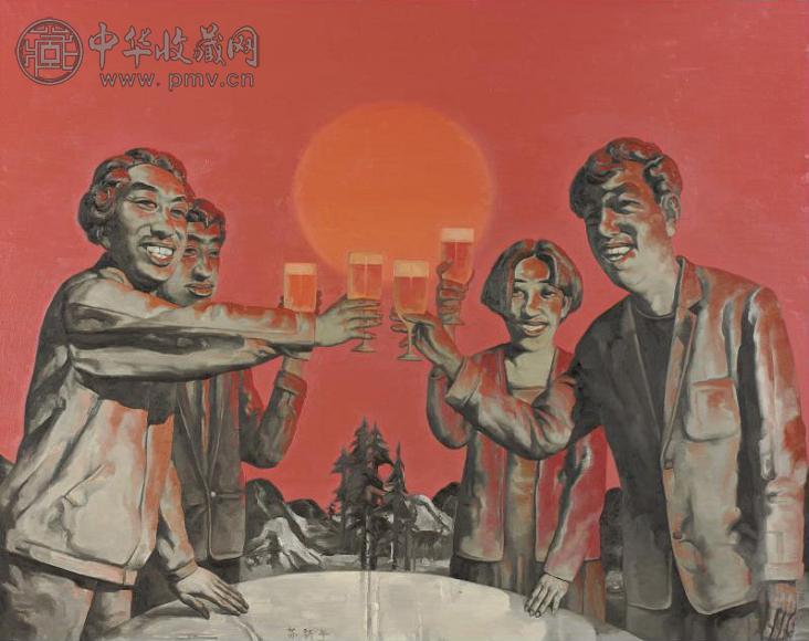 苏新平 2005年作 宴会 第五号 油画画布