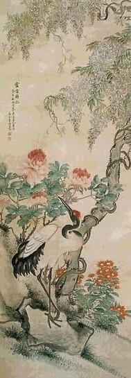 童衡 富贵图 立轴 设色绢本