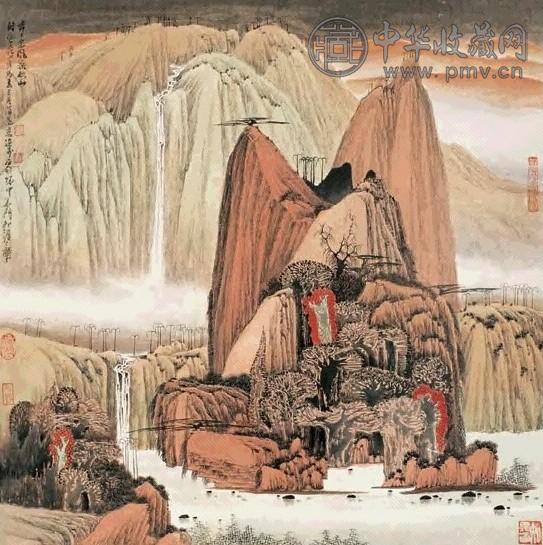 薛亮 1994年作 年年金风染秋山 镜心 设色纸本