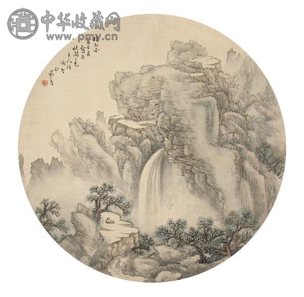 金龙节 乙酉(1885年作) 山水 镜心 设色绢本