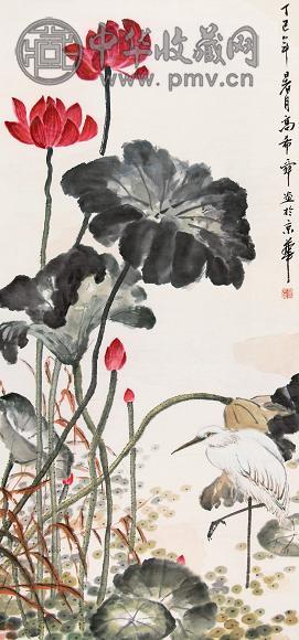 高希舜 花鸟 立轴 设色纸本