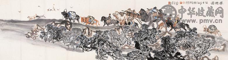 徐庶之 春徙图 镜心 纸本