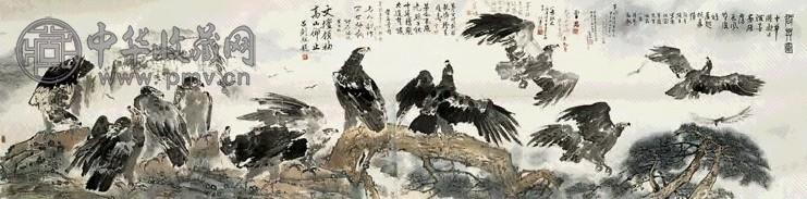 当代 陈雄立 群英图 幅