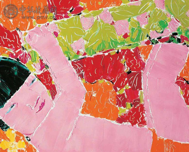 阎博 2005年作 脱裤子 油彩 画布