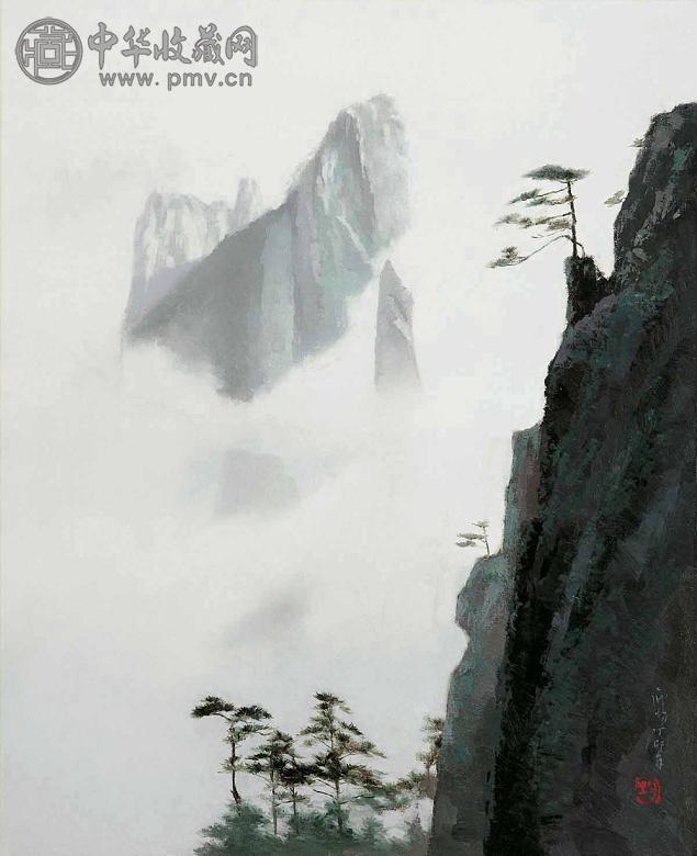 庞均 1987年作 云深不知处 油彩 画布