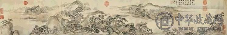 徐扬 归庄图 手卷 设色纸本