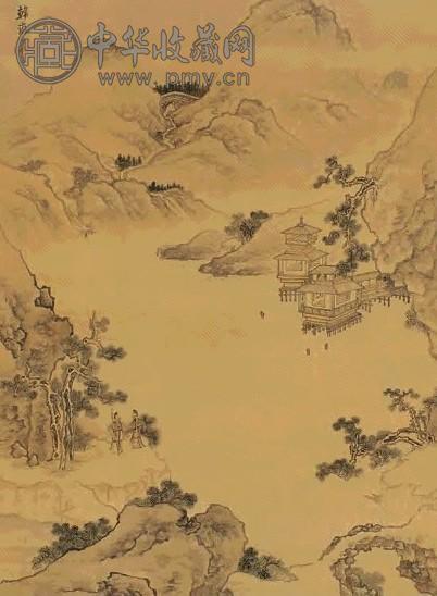 韩雍(款) 山水 立轴 绢本山水