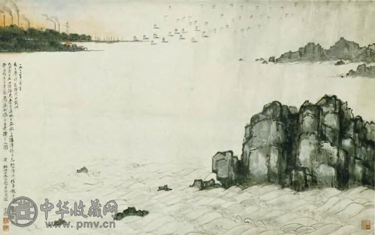 刘开渠 近现代 毛泽东词意图 轴