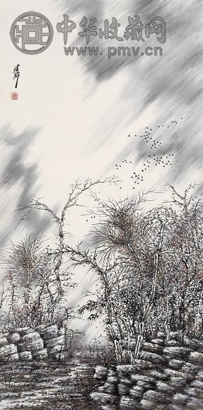 周述峰 野云飞秋 镜心