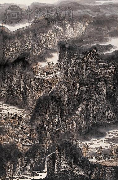 徐会远 蒙蒙秋雨 镜心