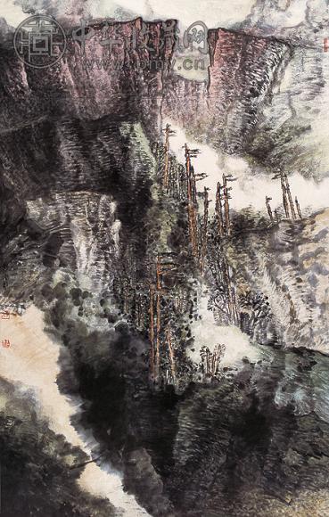 刘怀勇 红岩巍巍 镜心