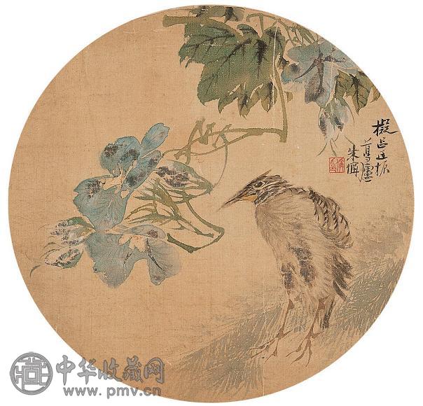 朱梦庐 拟吕纪花鸟 镜心 设色绢本