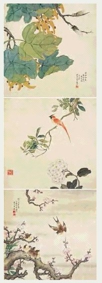 清 张澎 花鸟草虫 册