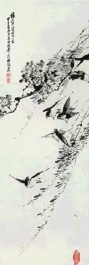 李石君 花鸟 立轴 纸本