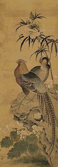 吕纪 锦鸡图 轴