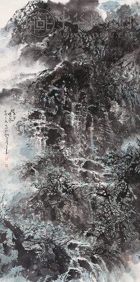 金玉 翠谷鸣泉 镜心