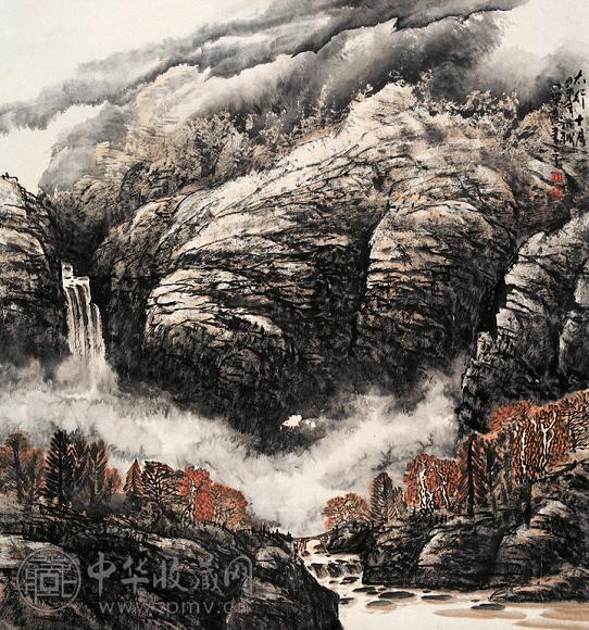 丁万春 太行十月 镜心