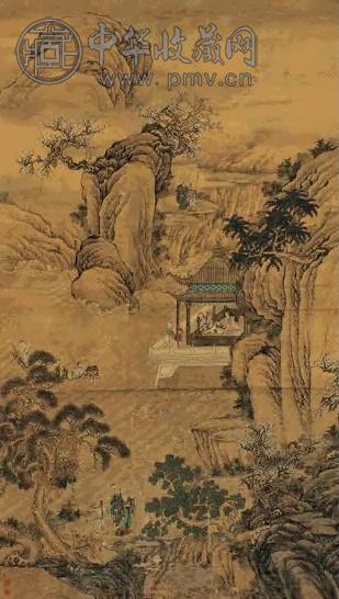 香山九老图 立轴 绢本设色