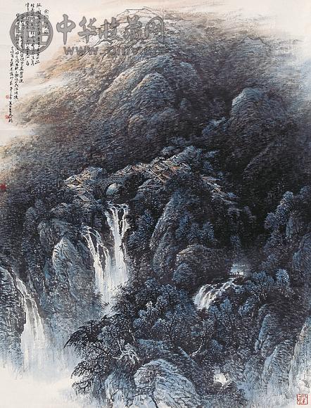 蔡印龙 余韵吟天籁 镜心