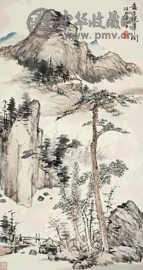 汪慎生 山水 立轴 设色纸本 汪慎生 山水 立轴 设色纸本