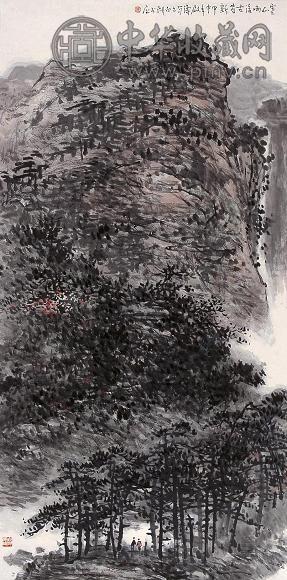 陈启涛 寒山雨后 镜心