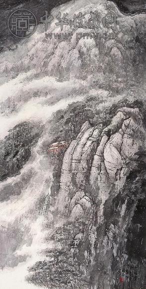 齐秉轩 岱下晴雪 镜心