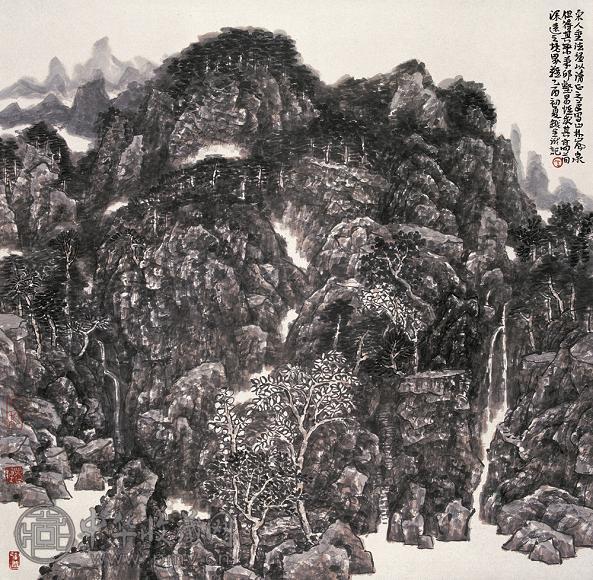 王铁全 2005年作 山水 镜心 设色纸本