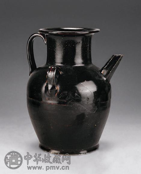 元 黑釉执壶
