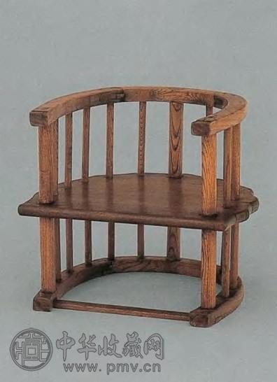 清(河北)榆木半圆童椅