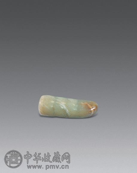 红山文化 青玉蛹