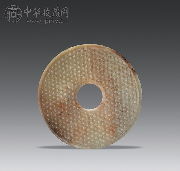 战国 乳丁纹玉璧