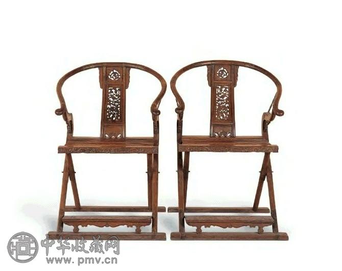 花梨木明式交椅(1对)