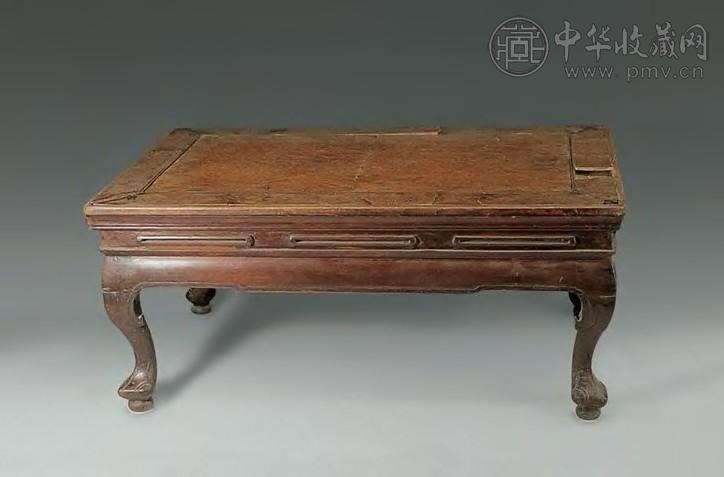 清 瘿木折叠式旅行桌