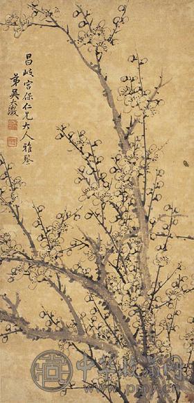 吴大澂 花卉 立轴