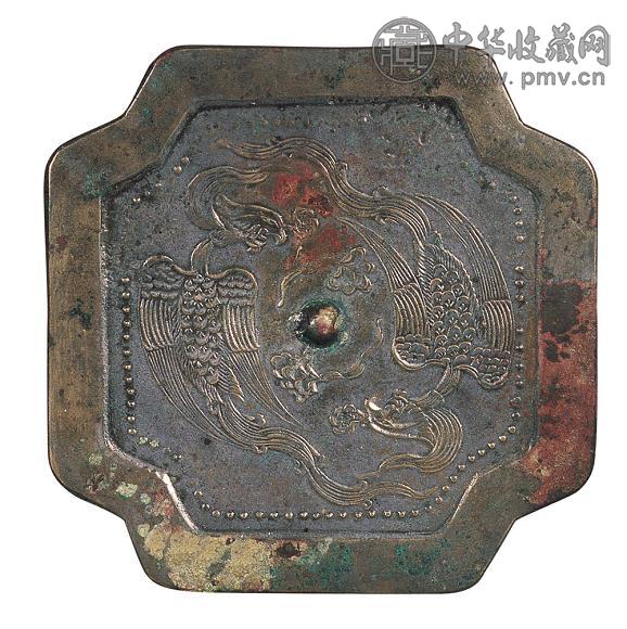 宋 铜双凤镜