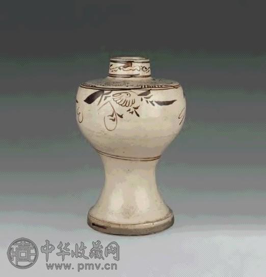 元 磁州窑凤纹梅瓶