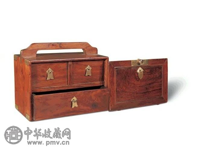 明 黄花梨木小药箱