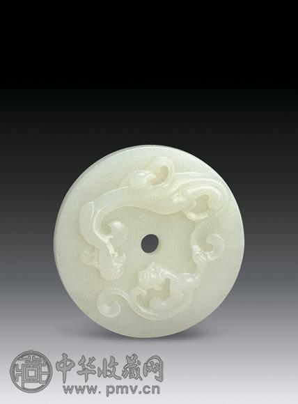白玉螭龙璧