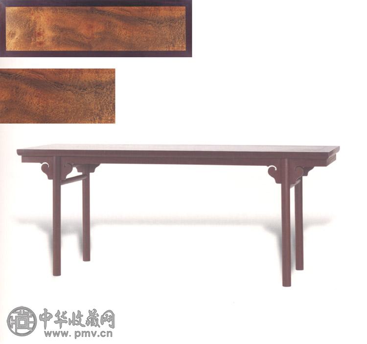 2002年 紫檀楠木影面画案