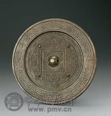 明 如意云纹铜镜