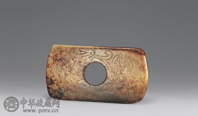 明 旧玉螭龙圭