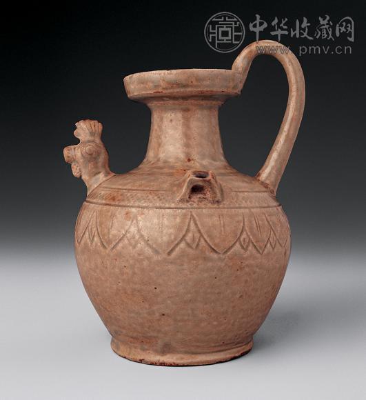 晋 越窑青瓷鸡首盘口壶